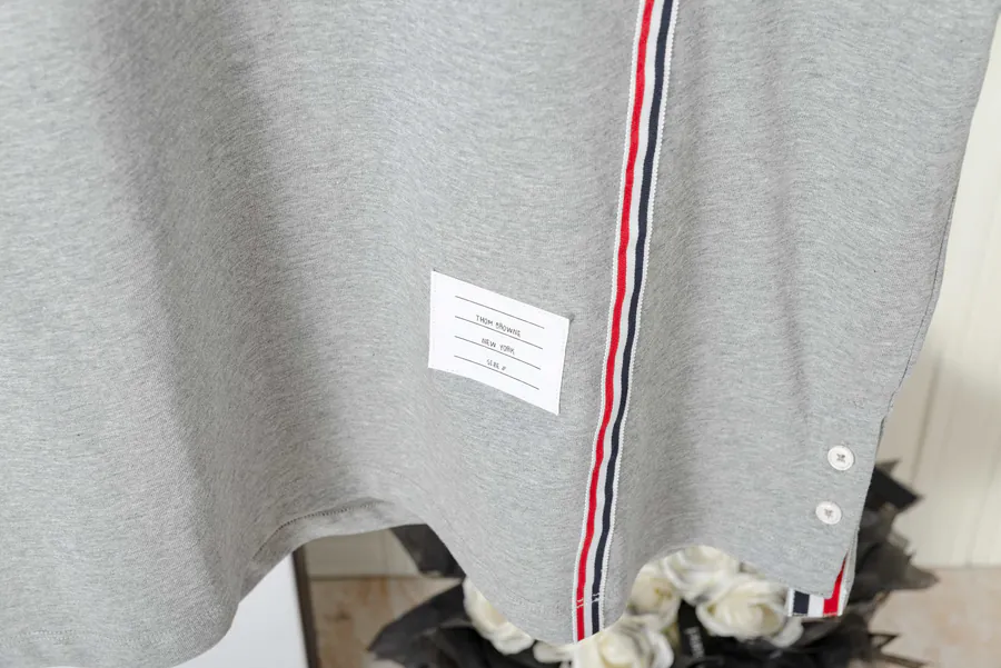 THOM BROWNE TB Short Sleeve with Side Stripe Premium Edition