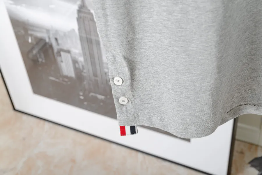 THOM BROWNE TB Short Sleeve with Side Stripe Premium Edition