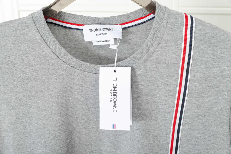 THOM BROWNE TB Short Sleeve with Side Stripe Premium Edition