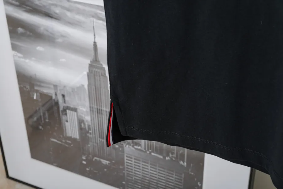 Thom Browne Dog Embroidery Round Neck Short Sleeve