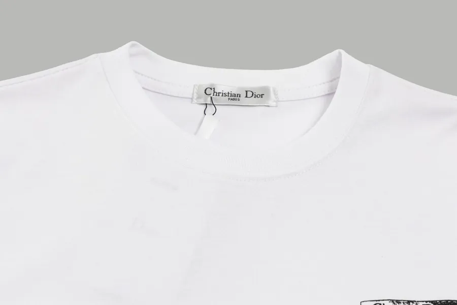 Dior Sketch Sign Tee Unisex
