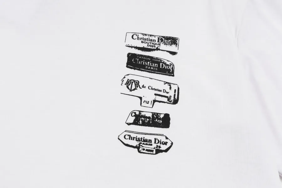 Dior Sketch Sign Tee Unisex