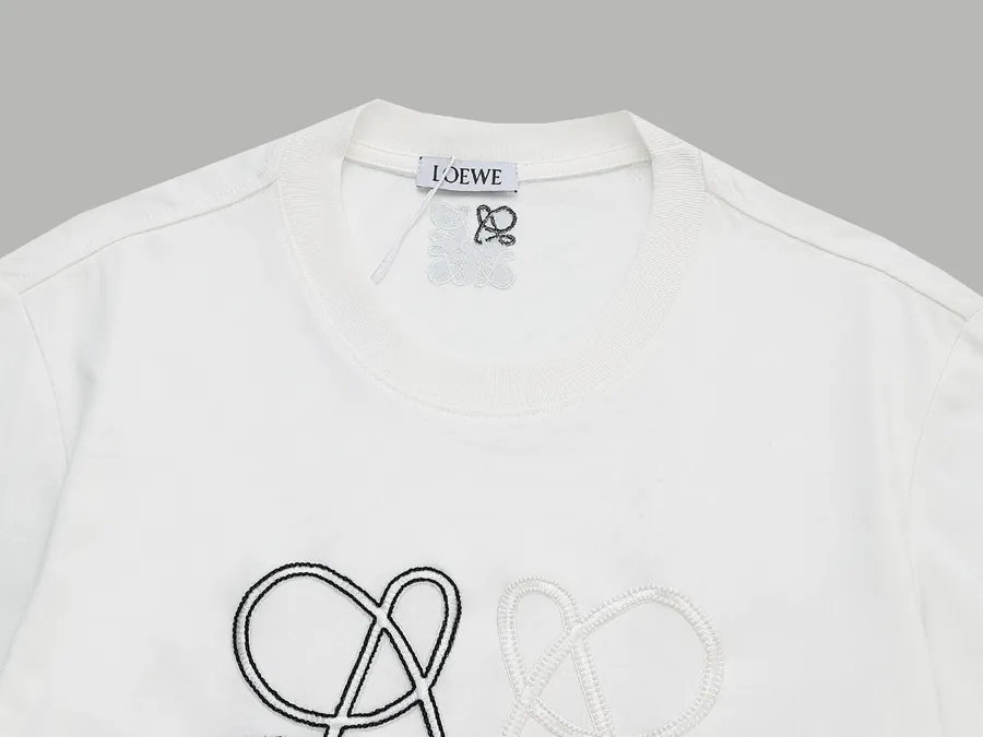 LOEWE Collage Embroidered Short Sleeve