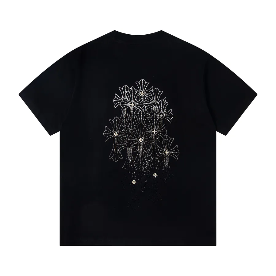 Come Hearts New Classic Logo Embellished T Shirt with Oversize Fit