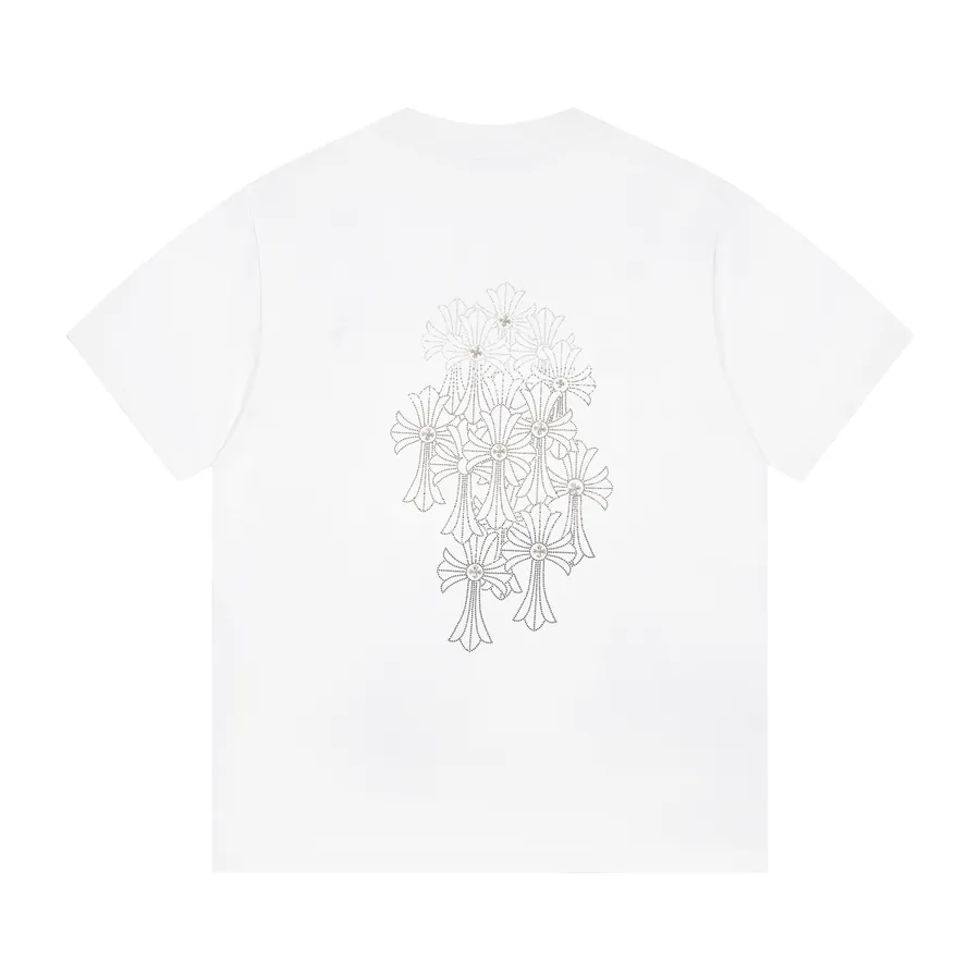 Come Hearts New Classic Logo Embellished T Shirt with Oversize Fit