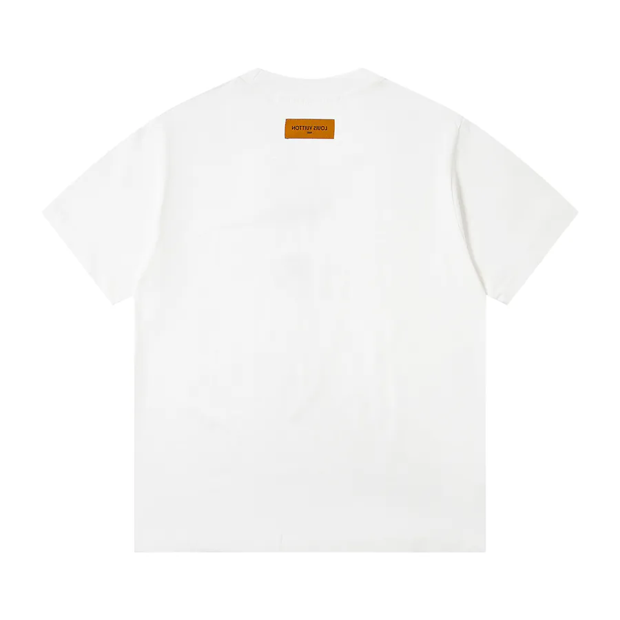 Louis Vuitton New Oversized Casual Round Neck T Shirt with Logo Print