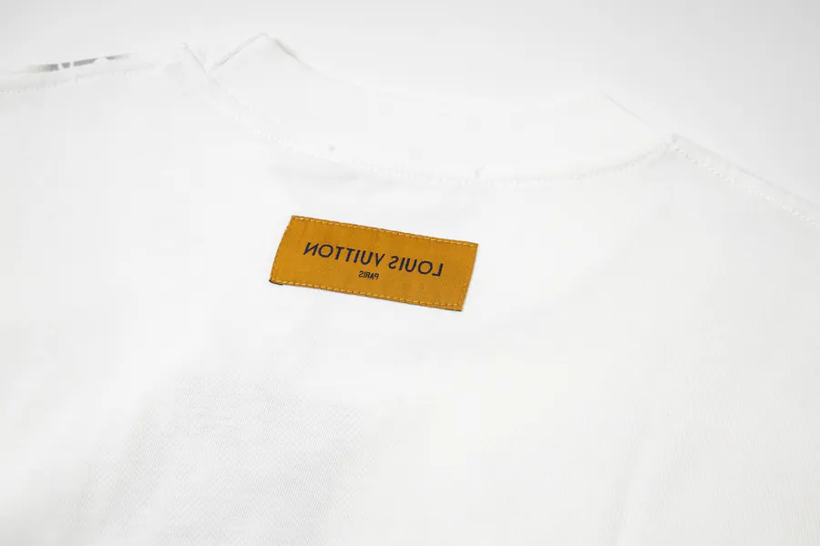 Louis Vuitton New Oversized Casual Round Neck T Shirt with Logo Print