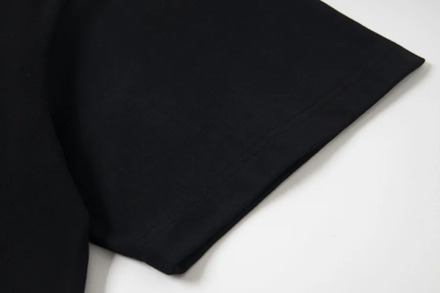 ALO Classic Letter Front Casual Round Neck Short Sleeve T Shirt