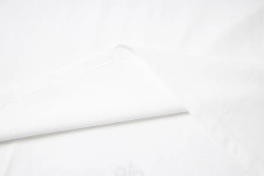 ALO Classic Letter Front Casual Round Neck Short Sleeve T Shirt