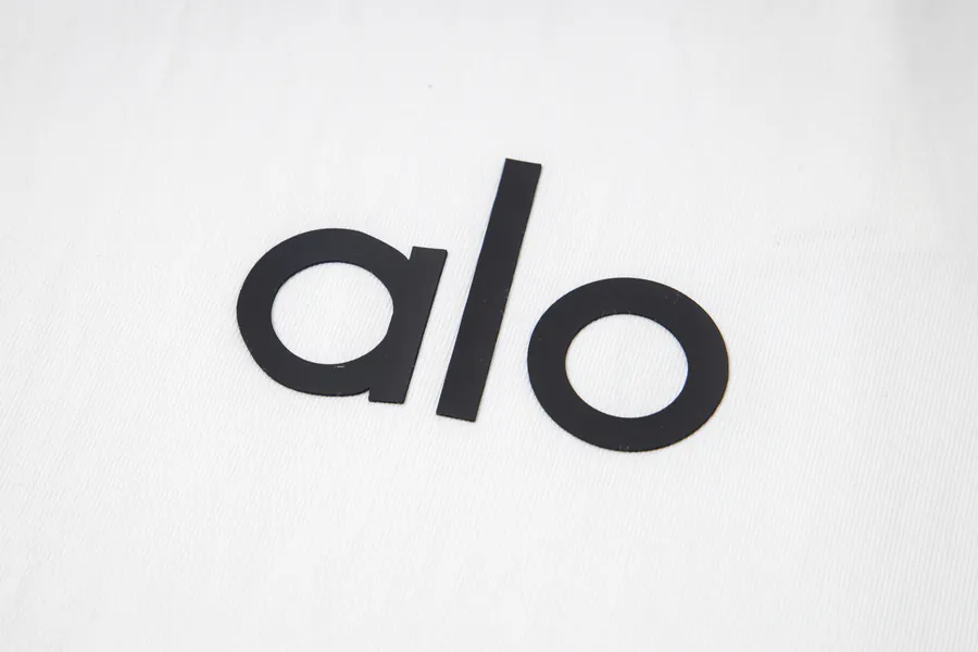 ALO Classic Letter Print Oversize T Shirt
