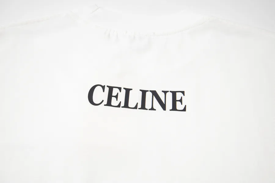 Celine CEL New Classic Logo Round Neck Short Sleeve T Shirt