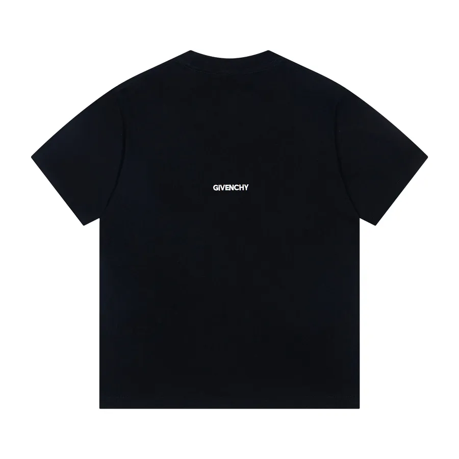 GIVENCHY New Logo Front T Shirt with Oversize Fit