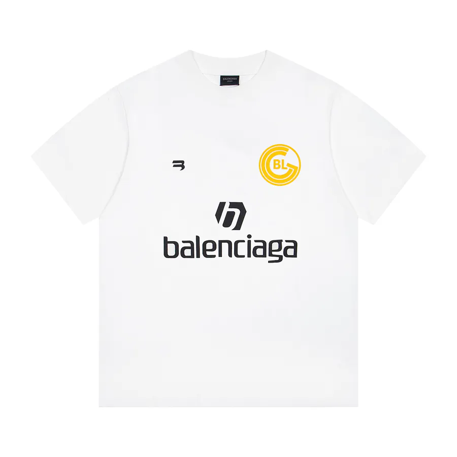 BALENCIAGA Paris Letter Print Oversize T Shirt
