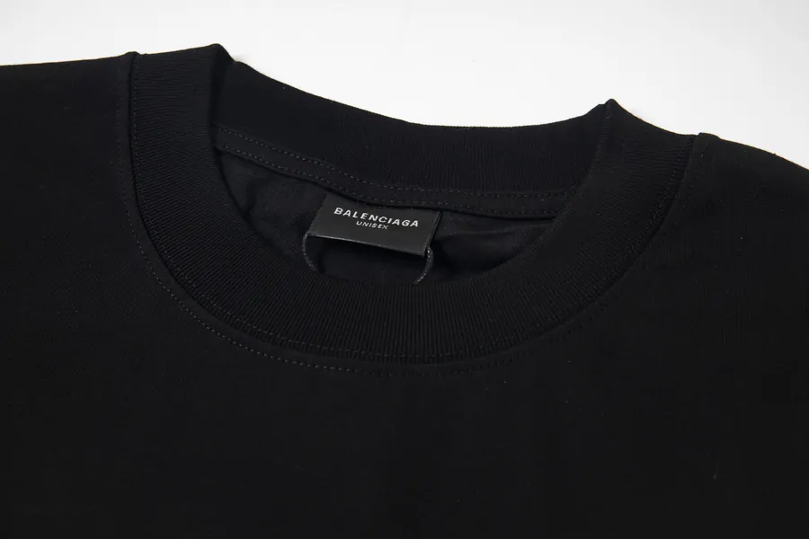 BALENCIAGA Paris Lettering T Shirt Oversize Loose Fit
