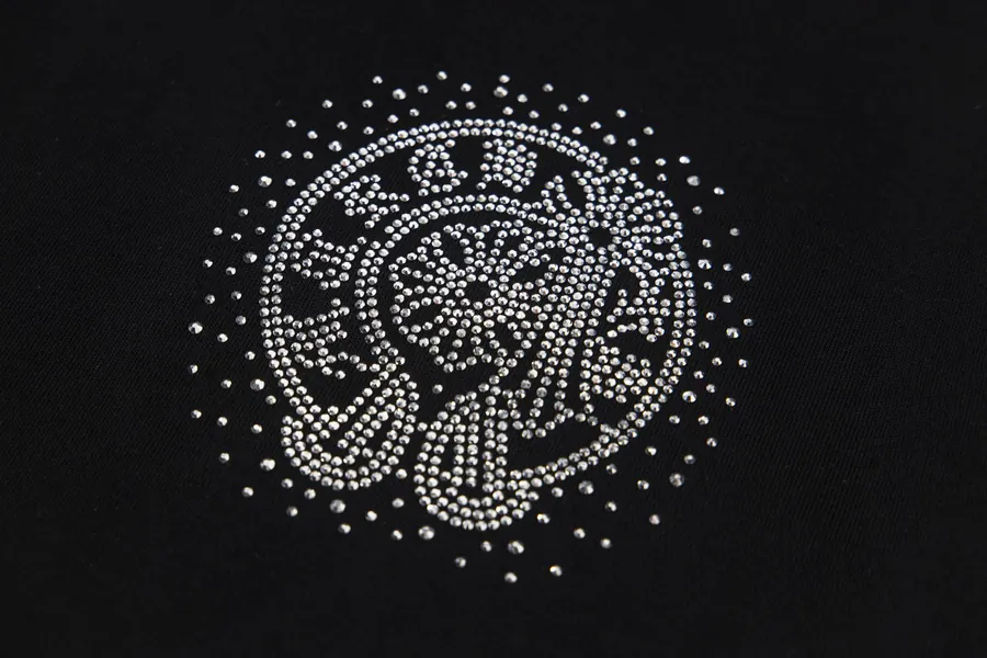 Come Hearts New Logo Embroidery Casual Round Neck Short Sleeve T Shirt