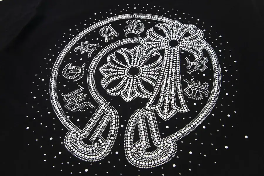 Come Hearts New Logo Embroidery Casual Round Neck Short Sleeve T Shirt