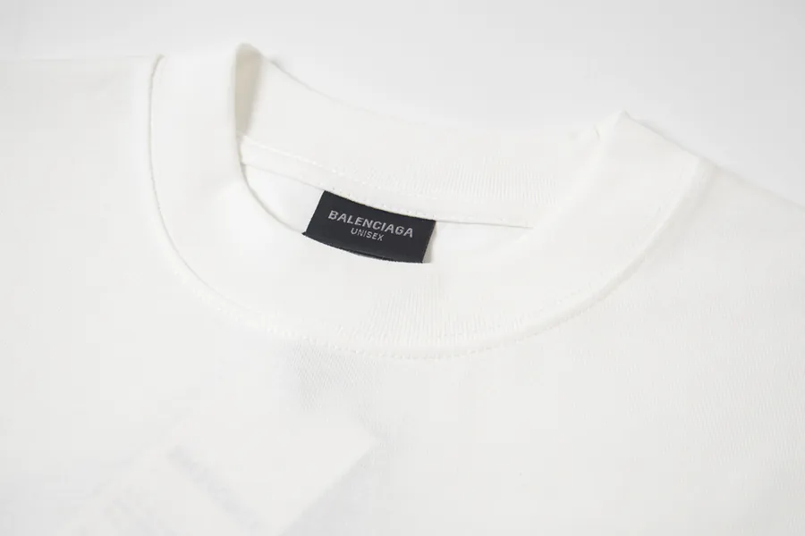 BALENCIAGA Paris 25ss Oversize Classic Print T Shirt