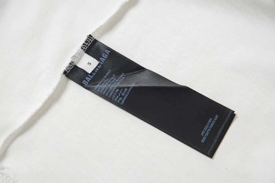 BALENCIAGA Paris 25ss Oversize Classic Print T Shirt