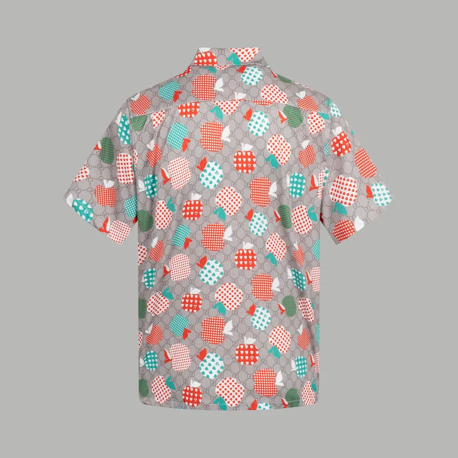 GUC辰星专供 Striped Silk Shirt Short Sleeve