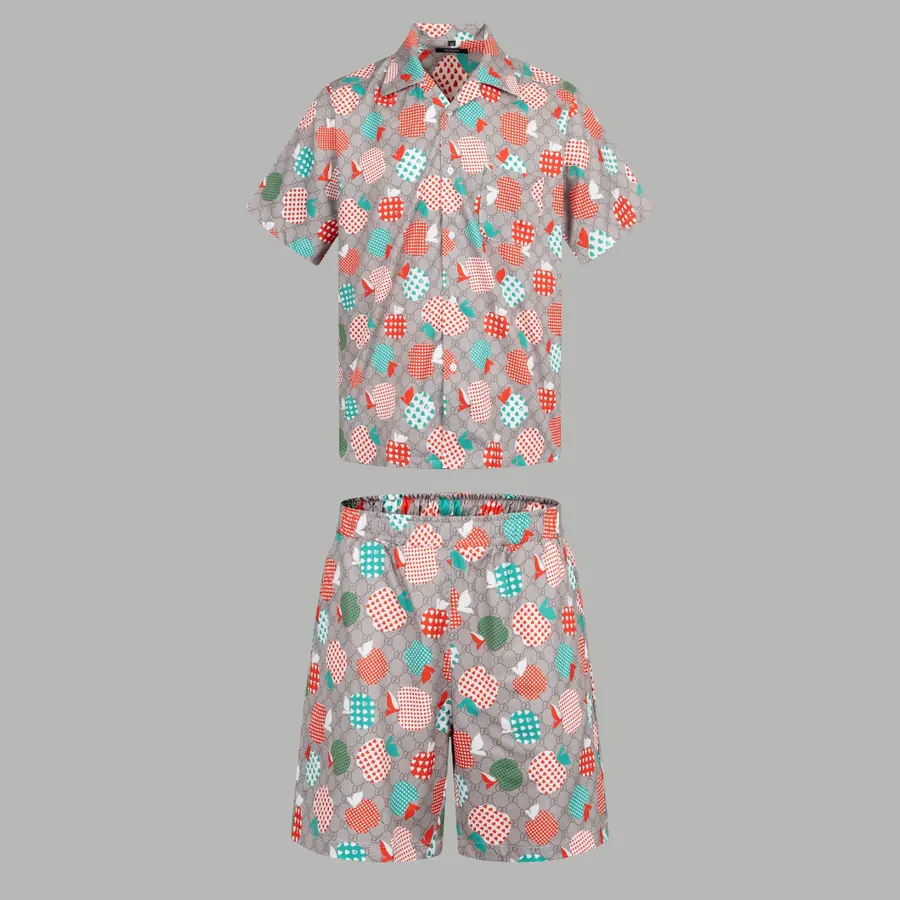 GUC辰星专供 Striped Silk Shirt Short Sleeve