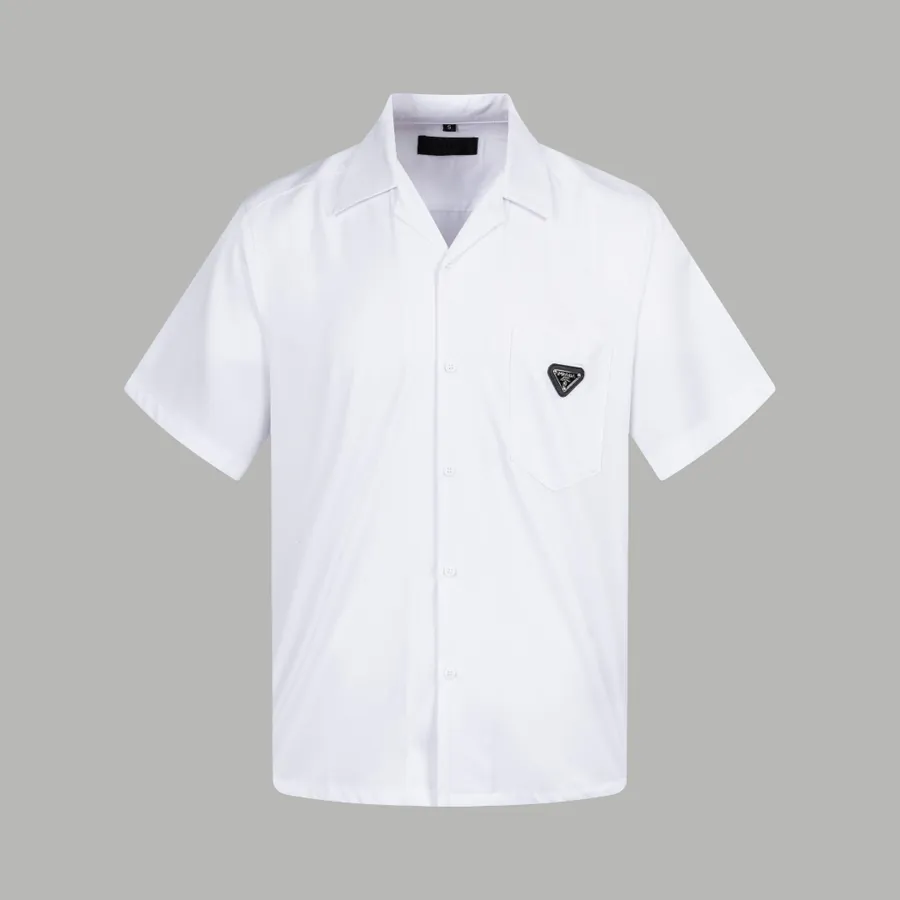 PRA辰星专供 Triangle Shield Silk Shirt Short Sleeve