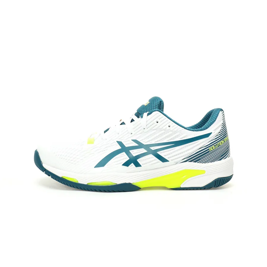 ASICS Solution Speed FF 2 Tennis Shoes Fire White Water Green Fluorescent Green