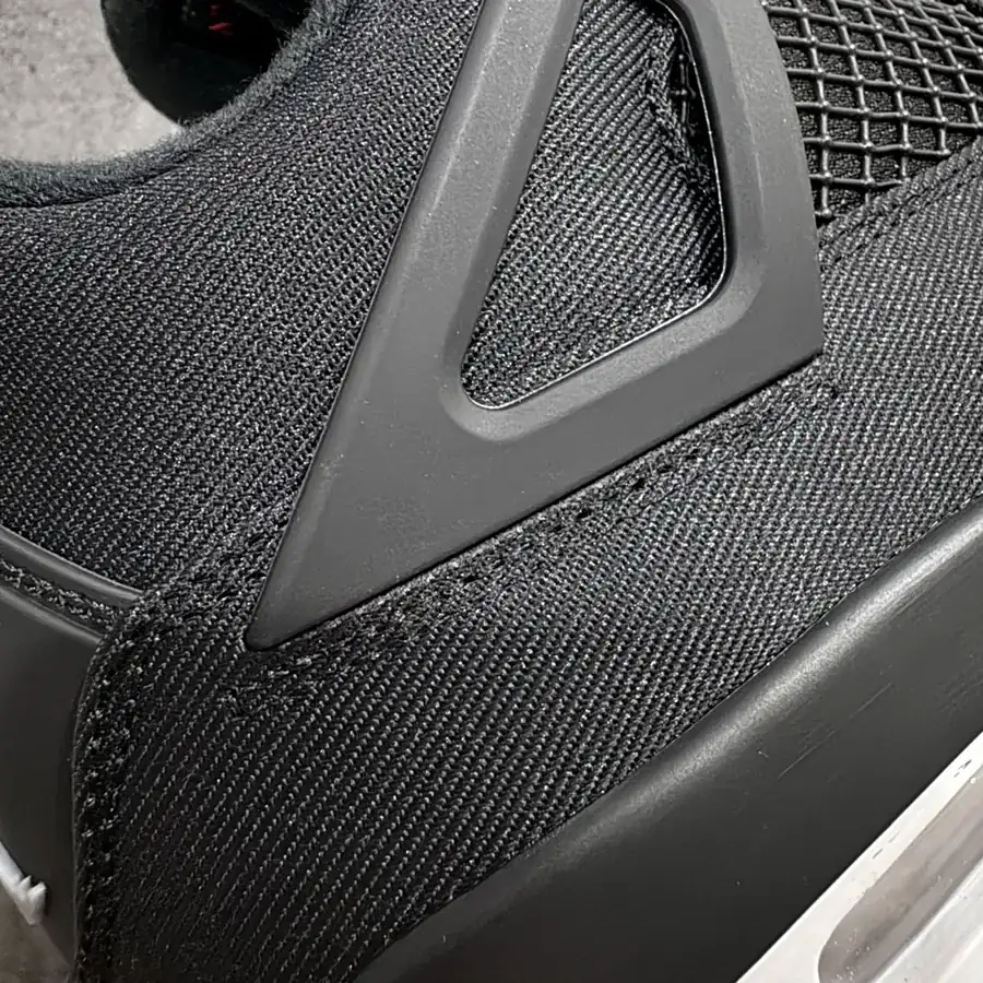 Air Jordan 4 Retro Black Canvas