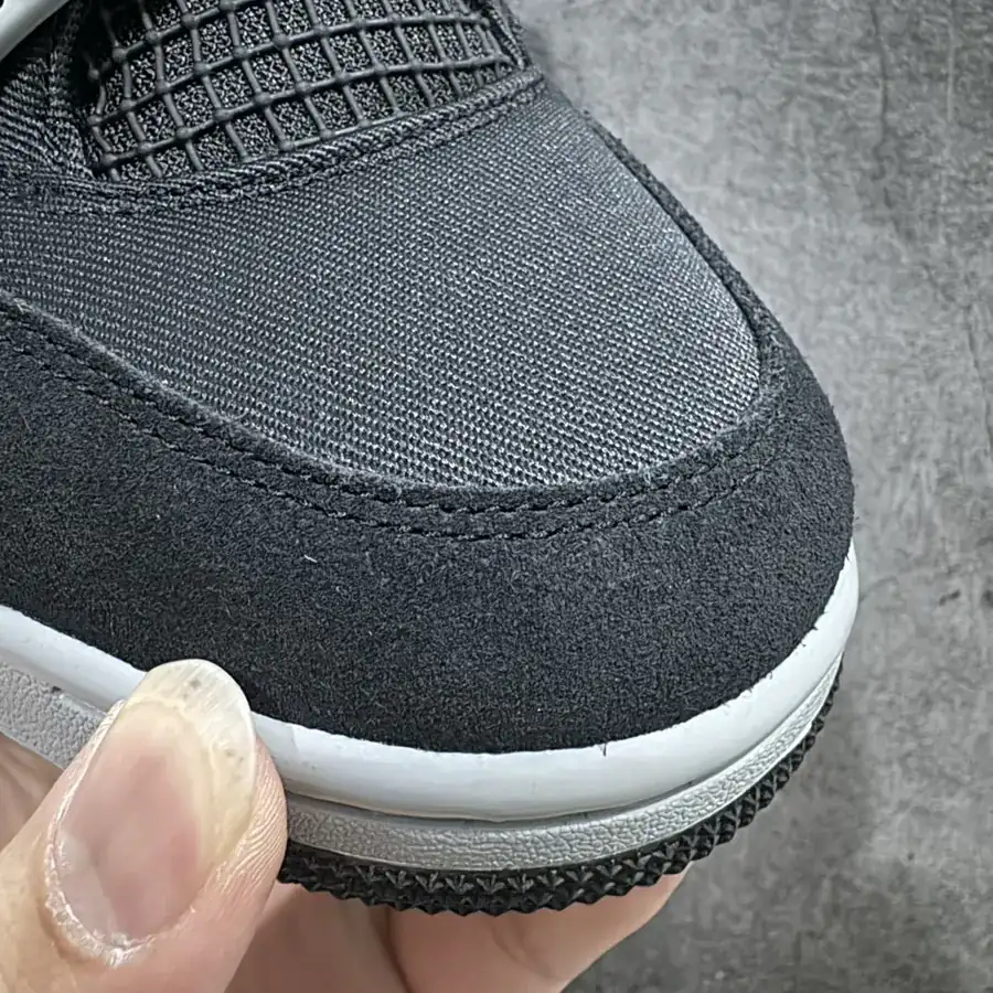 Air Jordan 4 Retro Black Canvas
