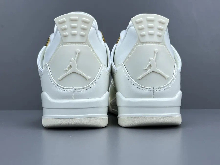 Air Jordan 4 Metallic Gold Women's Retro Basketball Shoes