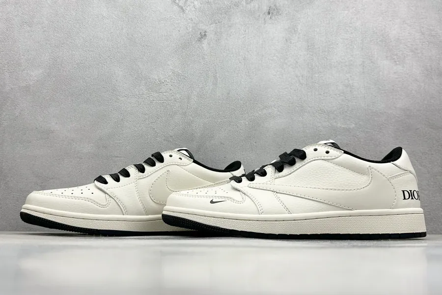 Fraent x Travis Scott x Air 1 Low Triple Collaboration Sneaker