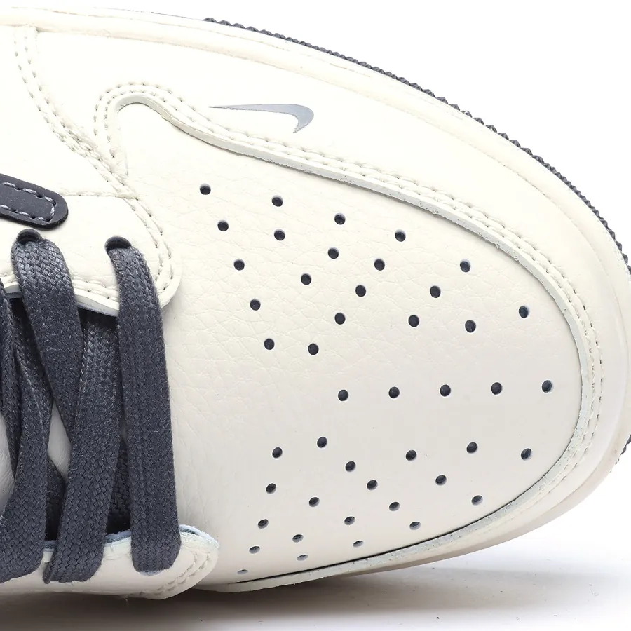 Travis Scott x Fragment Design x Jordan Air Jordan 1 Low OG SP Lightning Collaboration in Minimalist Gray