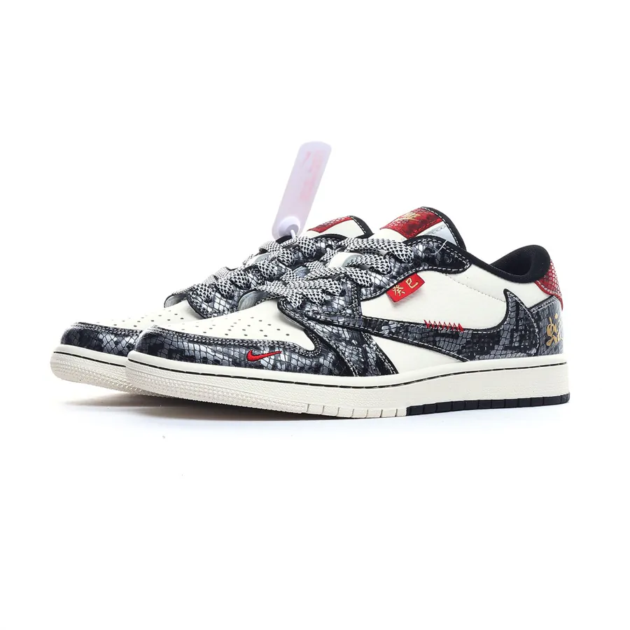 Travis Scott x Fragment Design x Jordan 1 Low OG SP Snake Year Limited Edition