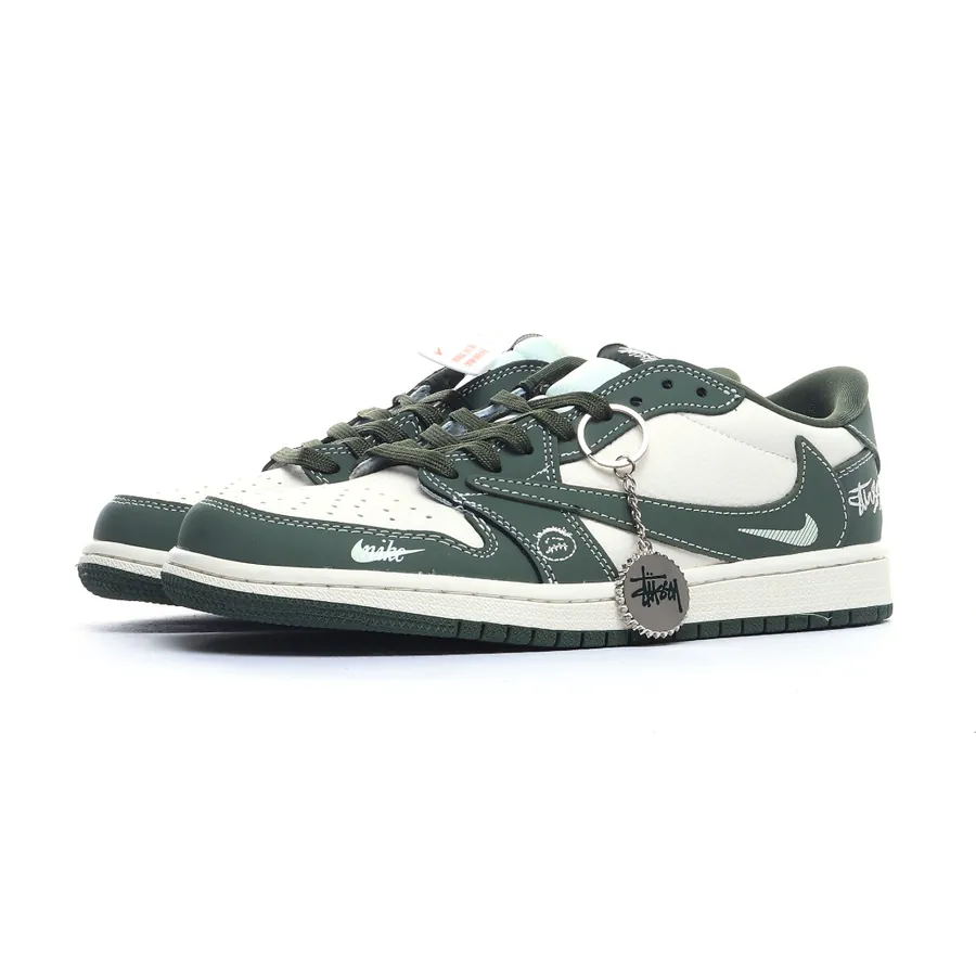 Travis Scott x Fraent Design x Air 1 Low OG SP Collaboration 'Oil Green Ghost Face'