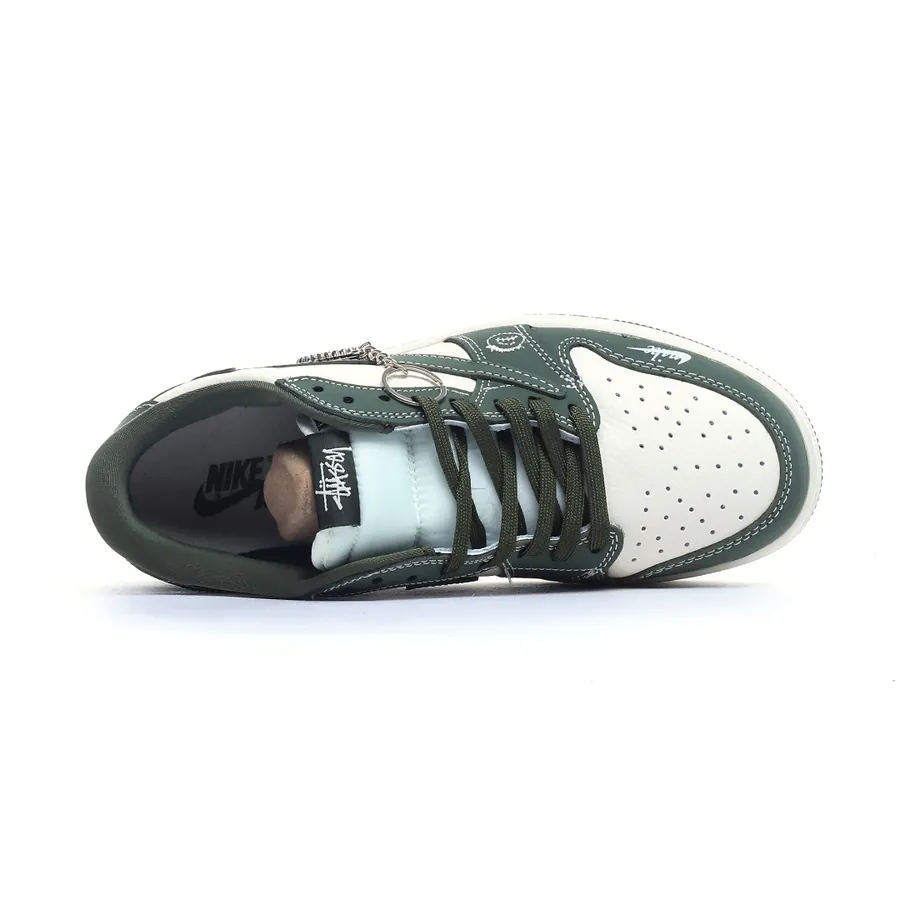 Travis Scott x Fraent Design x Air 1 Low OG SP Collaboration 'Oil Green Ghost Face'