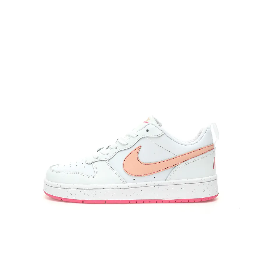 Nike Court Borough Low 2 GS 'White Sakura Pink' Sneaker
