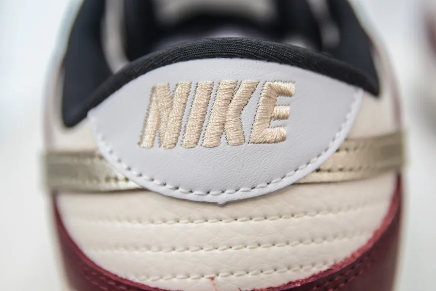 LV x Nike Dunk Low Wine Silver Toe