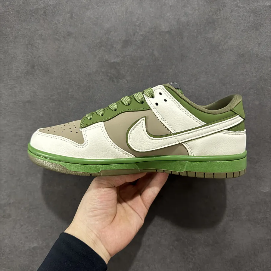 Nike SB Dunk Low x GUCCI White Brown Green Custom Edition