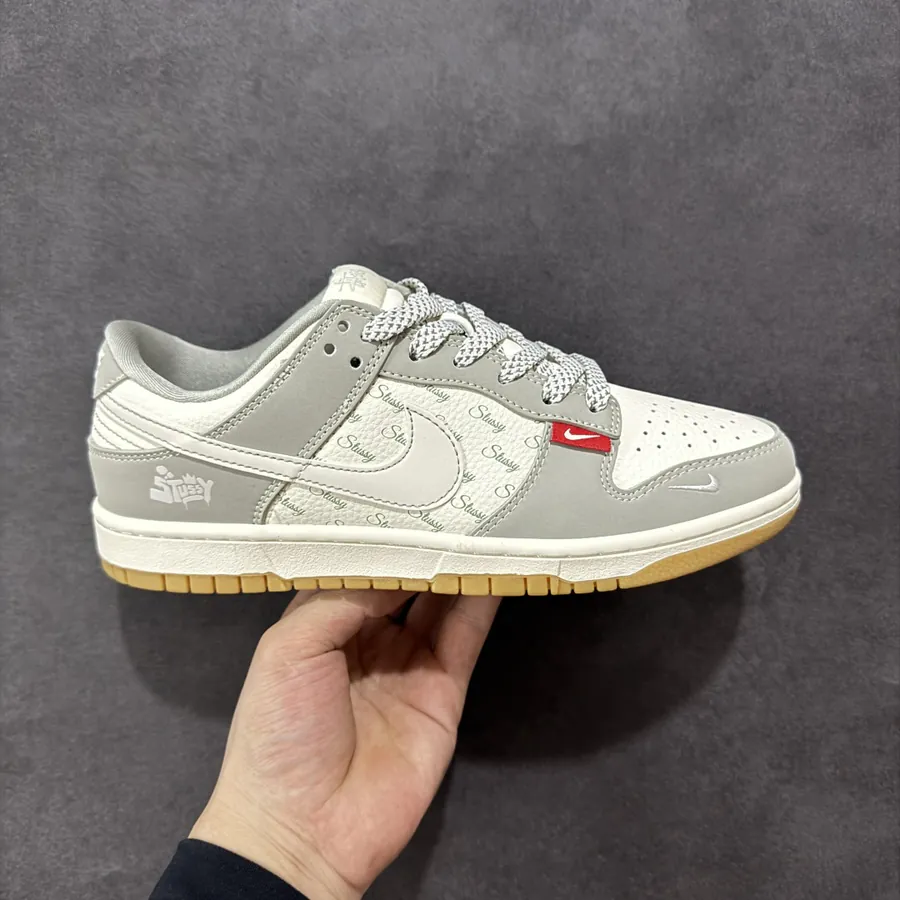 Nike SB Dunk Low Stussy Collaboration Custom Sneaker