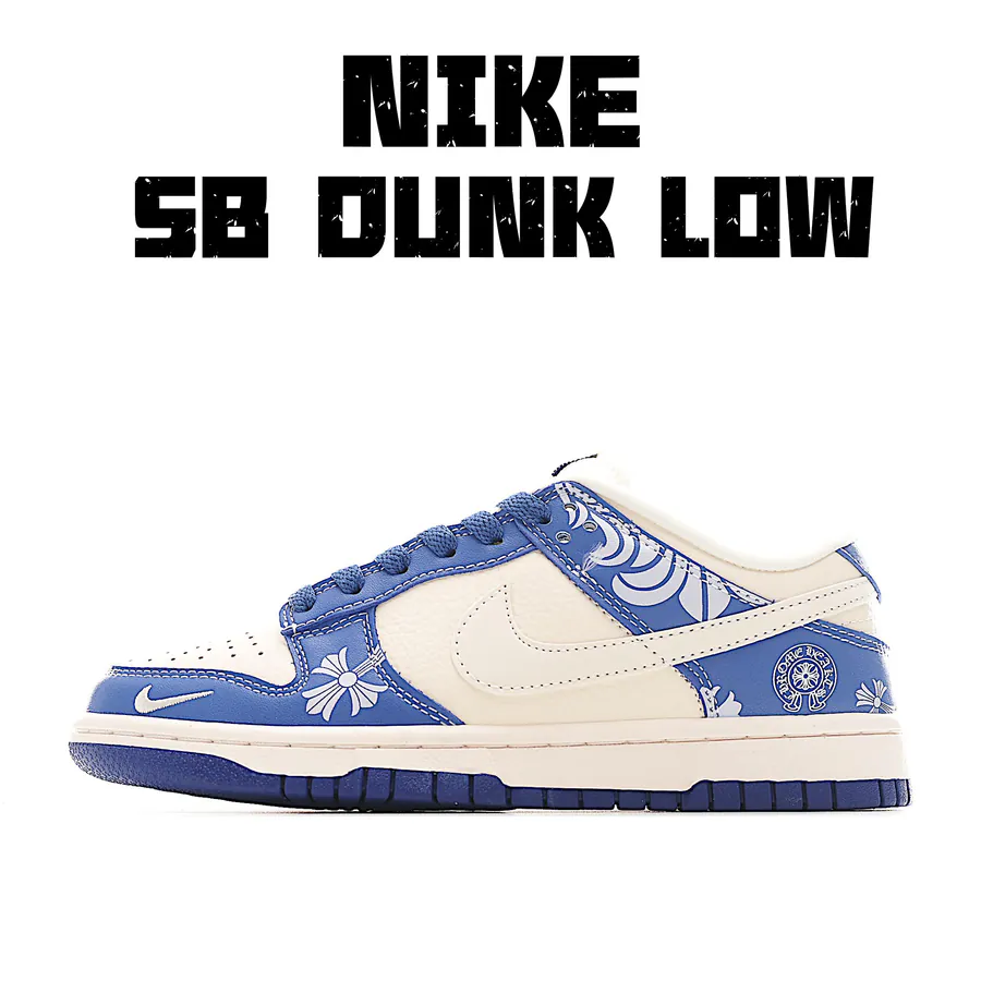 Nike SB Dunk Low Croc Style Premium Customized Low Top Sneakers