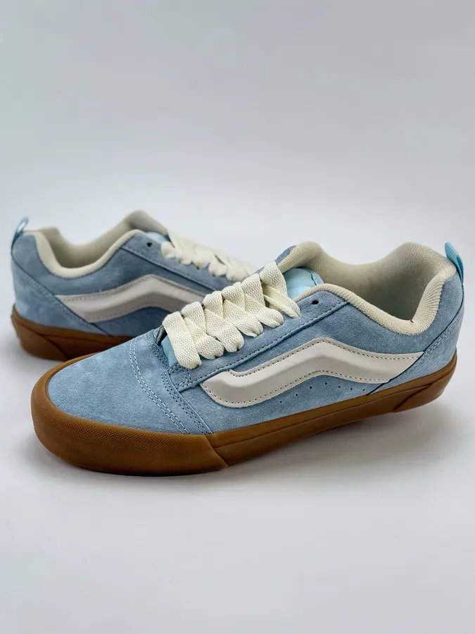 Vans Knu Skool Blue White Canvas Sneaker