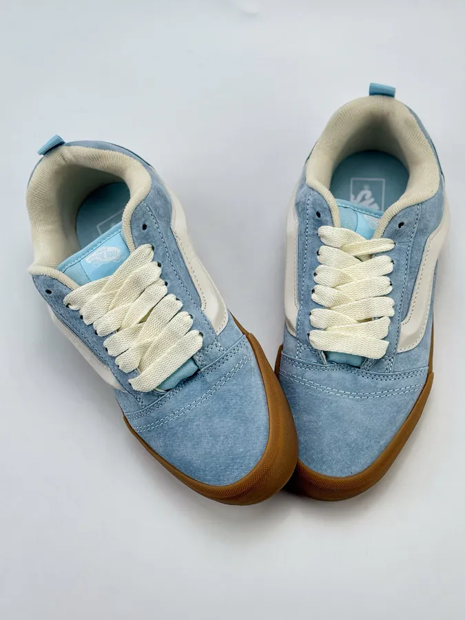 Vans Knu Skool Blue White Canvas Sneaker