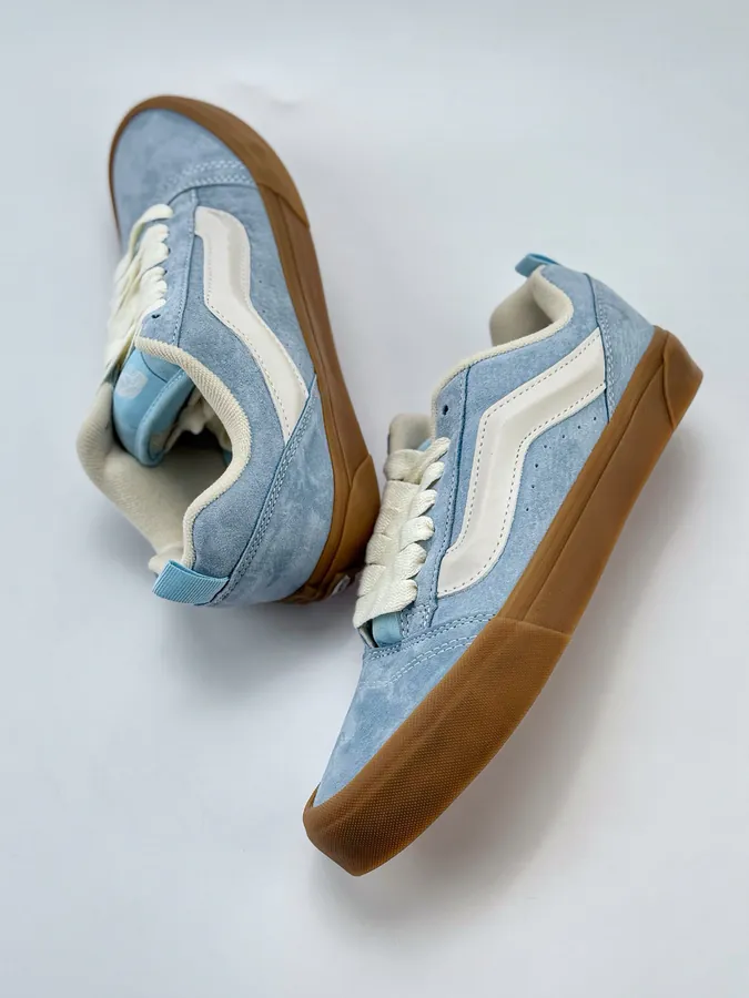 Vans Knu Skool Blue White Canvas Sneaker