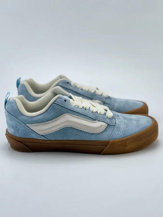 Vans Knu Skool Blue White Canvas Sneaker