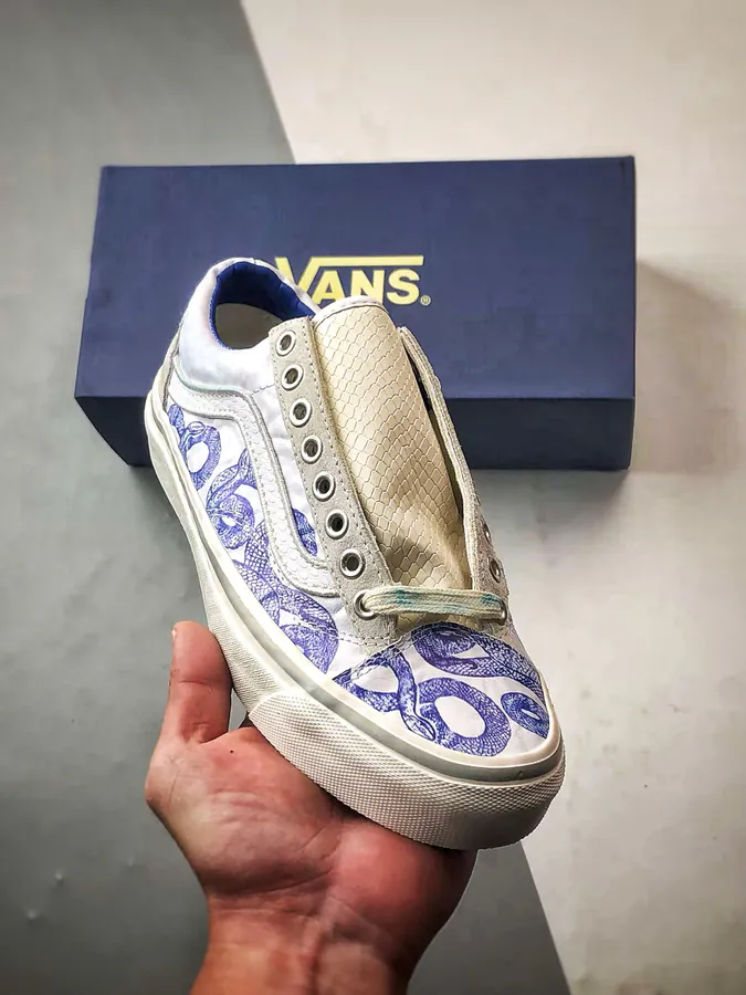 Vans Premium Old Skool 36 White Purple