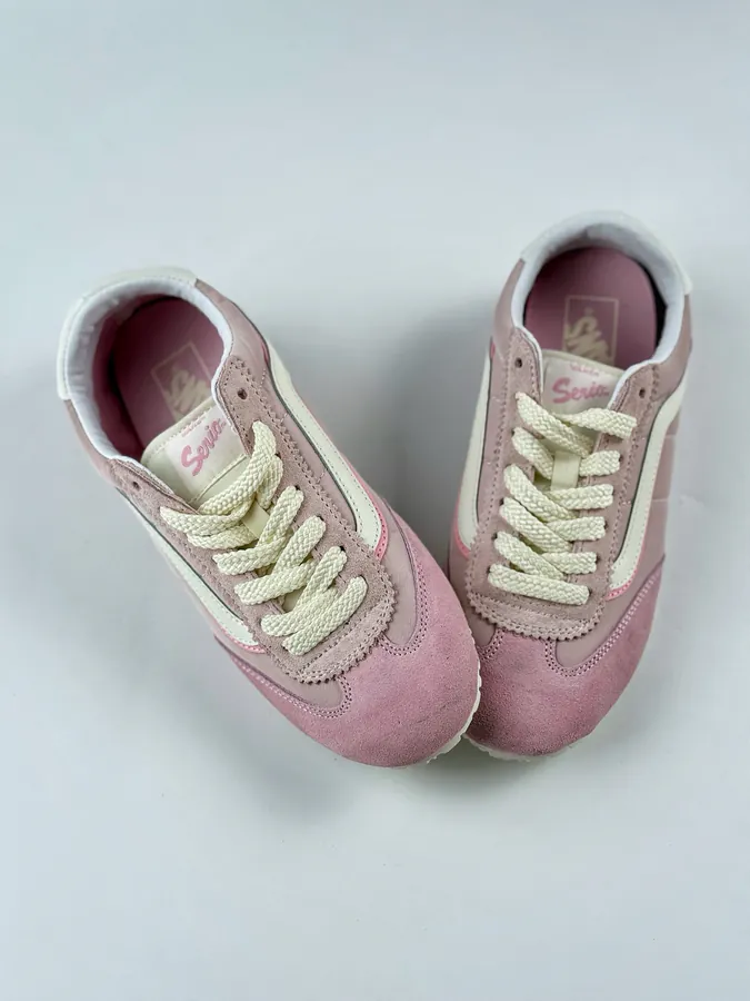 Vans Super LowPro Sneaker with Grained Leather and Nylon