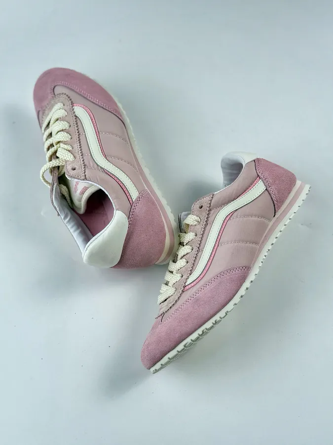Vans Super LowPro Sneaker with Grained Leather and Nylon