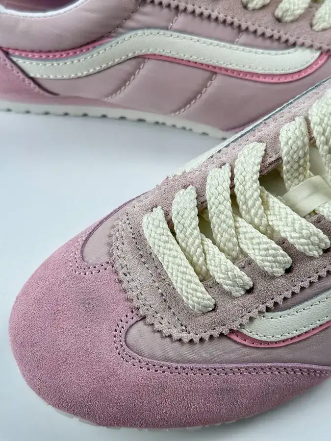 Vans Super LowPro Sneaker with Grained Leather and Nylon