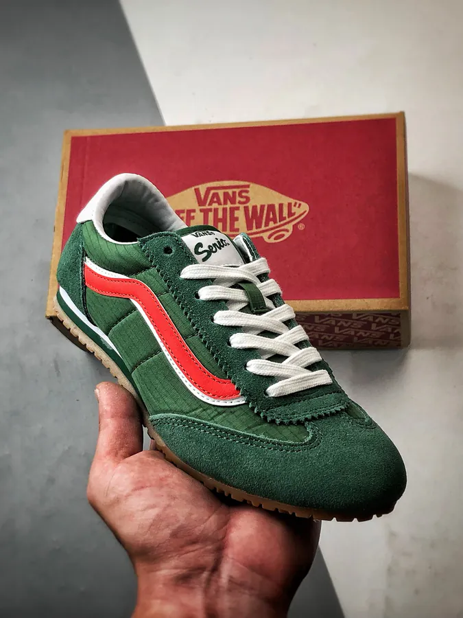 Vans Super LowPro Green Vintage Style Sneaker