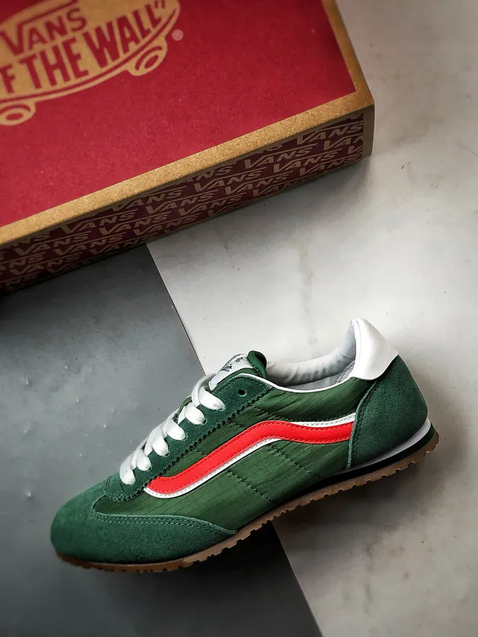 Vans Super LowPro Green Vintage Style Sneaker