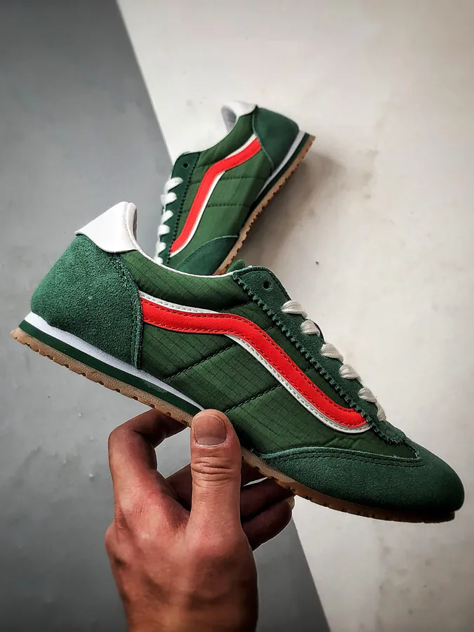 Vans Super LowPro Green Vintage Style Sneaker